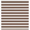 Miniatyrbild 1 av 2: Rullgardin zebra brun 145x100 cm tyg bredd 140,9 cm polyester