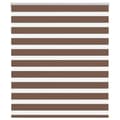 Miniatyrbild 1 av 2: Rullgardin zebra brun 120x100 cm tyg bredd 115,9 cm polyester