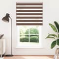 Miniatyrbild 2 av 2: Rullgardin zebra brun 130x230 cm tyg bredd 125,9 cm polyester
