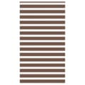 Miniatyrbild 1 av 2: Rullgardin zebra brun 130x230 cm tyg bredd 125,9 cm polyester