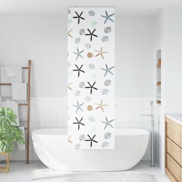 Rullgardin för dusch 80x240 cm tyg bredd 76 cm