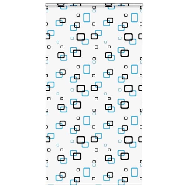 Duschrullgardin med kassett 130x240 cm tyg bredd 126 cm
