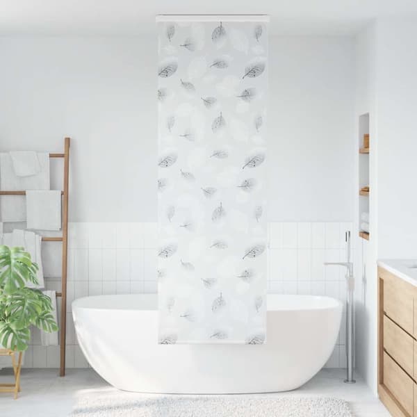 Duschrullgardin med kassett 80x240 cm tyg bredd 76 cm