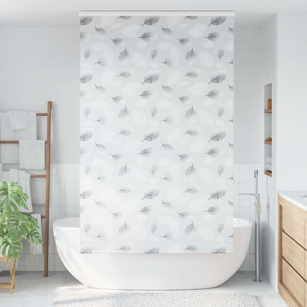 Duschrullgardin med kassett 130x240 cm tyg bredd 126 cm