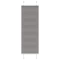 Miniatyrbild 1 av 2: Plisserad persienn antracit 45x150cm tyg bredd 44,4cm polyester