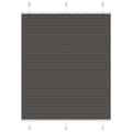 Miniatyrbild 1 av 2: Plisserad persienn svart 105x100 cm tyg bredd 104,4cm polyester