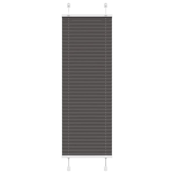 Plisserad persienn svart 40x150 cm tyg bredd 39,4cm polyester