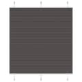 Miniatyrbild 1 av 2: Plisserad persienn svart 115x150 cm tyg bredd 114,4cm polyester