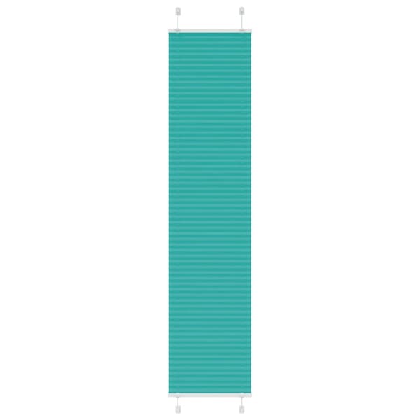 Plisserad persienn bensingrön 40x200 cm tyg bredd 39,4 cm