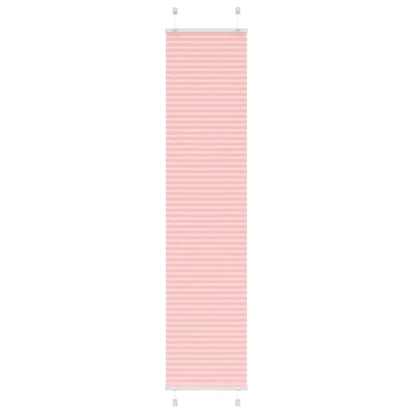 Plisserad persienn rosa 45x200cm tyg bredd 44,4cm polyester
