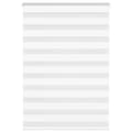 Miniatyrbild 1 av 2: Rullgardin zebra vit 100x100 cm tyg bredd 95,9 cm polyester