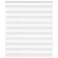 Miniatyrbild 1 av 2: Rullgardin zebra vit 125x150 cm tyg bredd 120,9 cm polyester