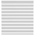 Miniatyrbild 1 av 2: Rullgardin zebra ljusgrå 145x100 cm tyg bredd 140,9cm polyester