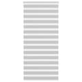 Miniatyrbild 1 av 2: Rullgardin zebra ljusgrå 105x200 cm tyg bredd 100,9cm polyester