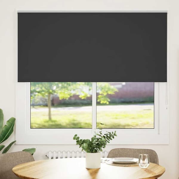 Rullgardin mörkläggning svart 145x150 cm tyg bredd 141,6 cm