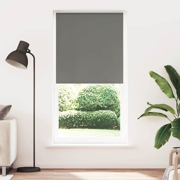 Rullgardin mörkläggning grå 105x210 cm tyg bredd 100,7 cm