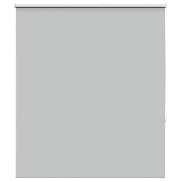 Rullgardin mörkläggning ljusgrå 130x130 cm tyg bredd 126,6 cm