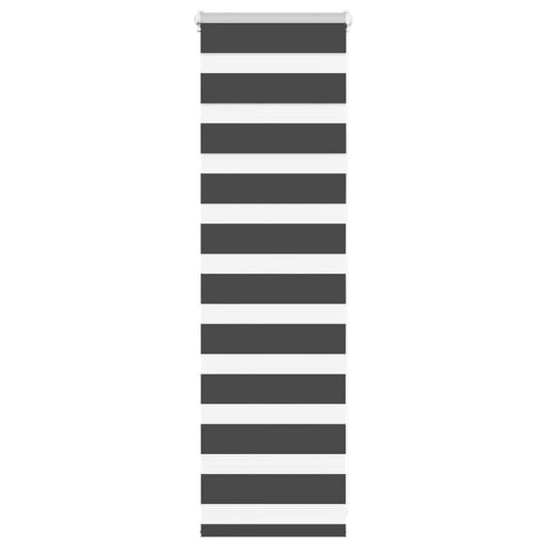 Rullgardin zebra svart 50x100 cm tyg bredd 45,9 cm polyester
