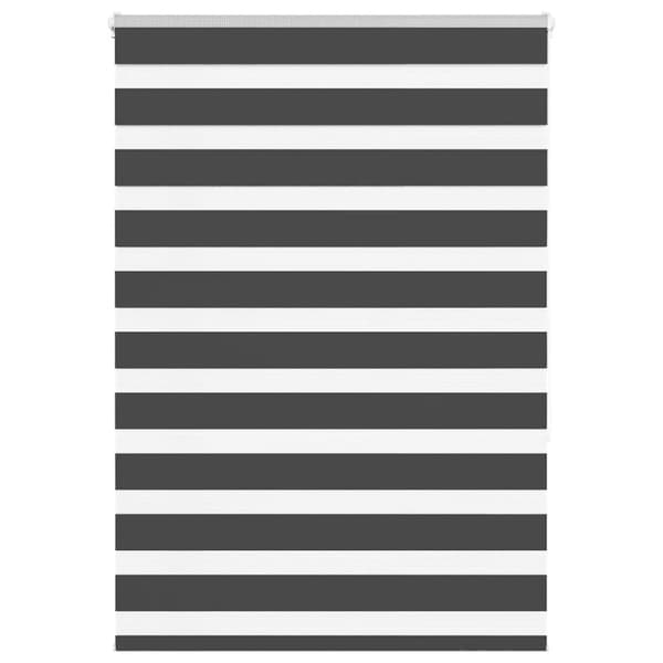 Rullgardin zebra svart 110x150 cm tyg bredd 105,9cm polyester