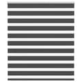Miniatyrbild 1 av 2: Rullgardin zebra svart 125x100 cm tyg bredd 120,9cm polyester