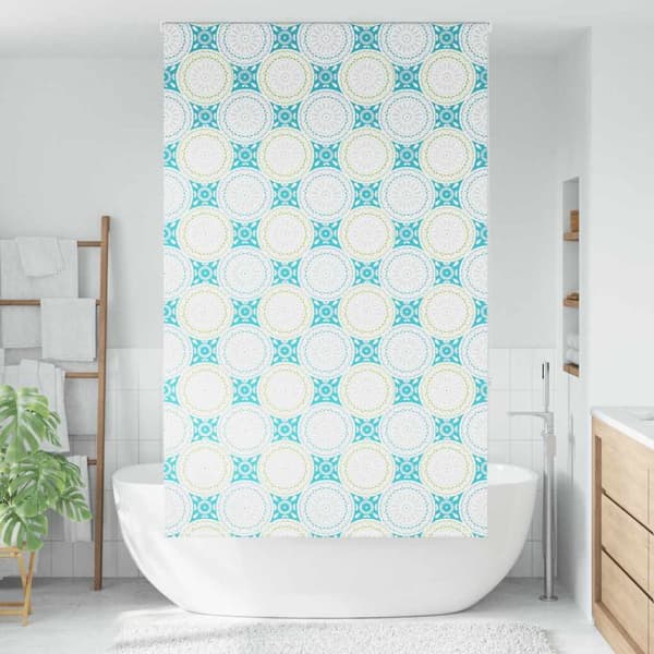 Rullgardin för dusch 130x240 cm tyg bredd 126 cm