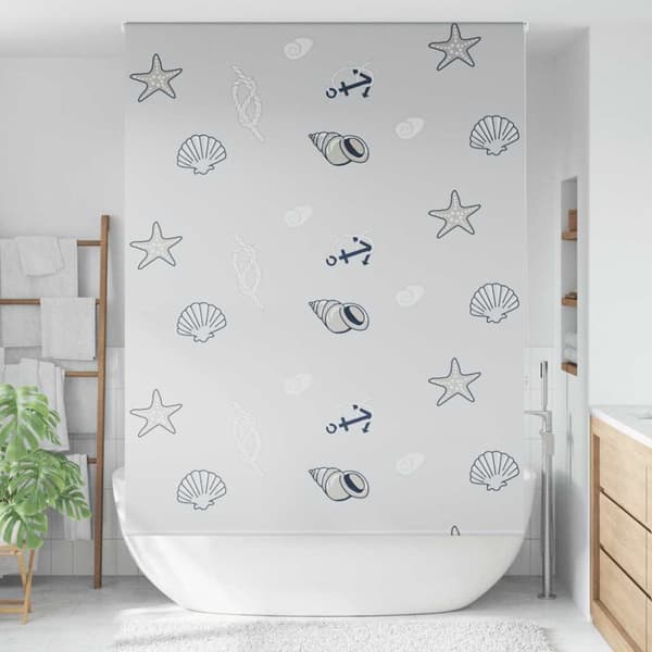 Rullgardin för dusch 160x240 cm tyg bredd 156 cm