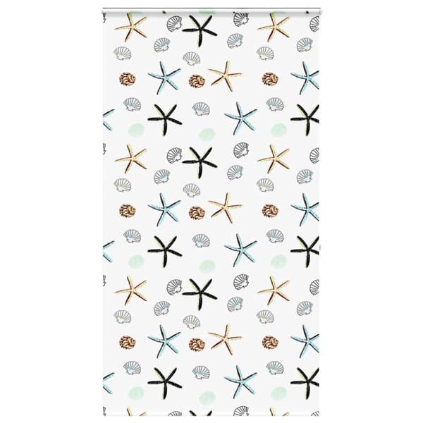 Duschrullgardin med kassett 130x240 cm tyg bredd 126 cm