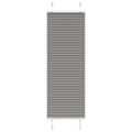 Miniatyrbild 2 av 2: Plisserad persienn antracit 45x100cm tyg bredd 44,4cm polyester
