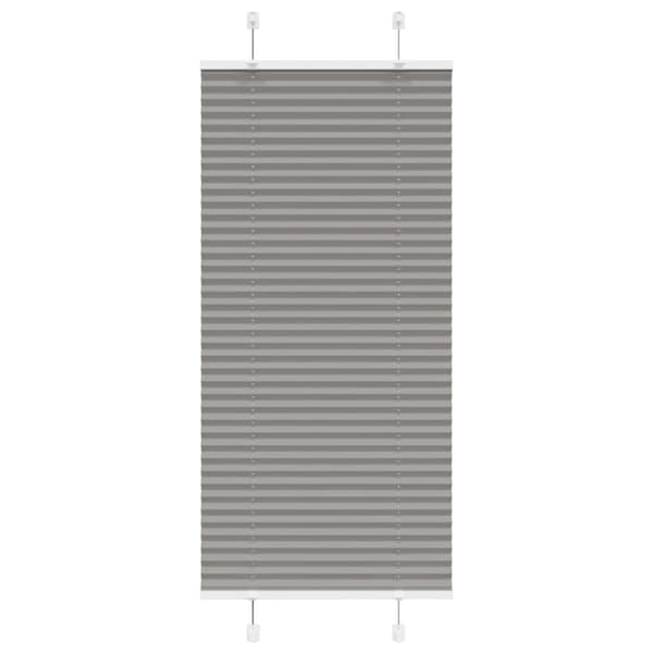 Plisserad persienn antracit 55x100cm tyg bredd 54,4cm polyester