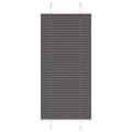 Miniatyrbild 1 av 2: Plisserad persienn svart 60x150cm tyg bredd 59,4cm polyester