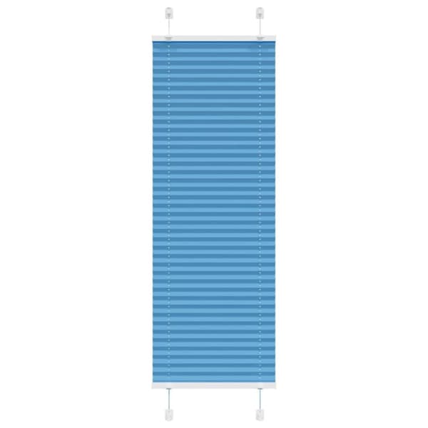 Plisserad persienn blå 40x150 cm tyg bredd 39,4cm polyester