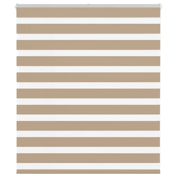 Rullgardin zebra 130x100 cm tyg bredd 125,9 cm polyester