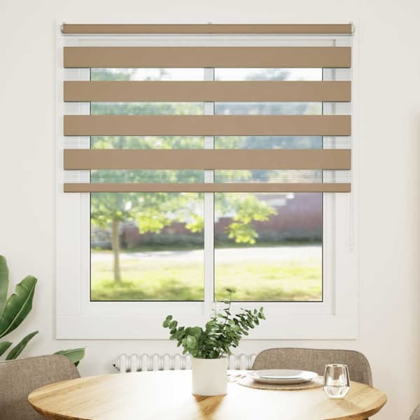 Rullgardin zebra 120x100 cm tyg bredd 115,9 cm polyester