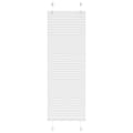 Miniatyrbild 1 av 2: Plisserad persienn vit 45x100cm tyg bredd 44,4cm polyester