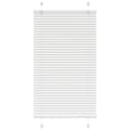 Miniatyrbild 1 av 2: Plisserad persienn vit 80x100 cm tyg bredd 79,4 cm polyester