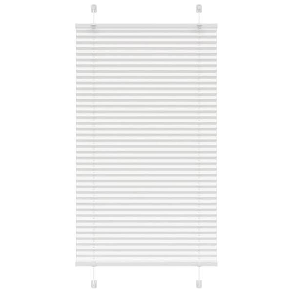 Plisserad persienn vit 80x100 cm tyg bredd 79,4 cm polyester