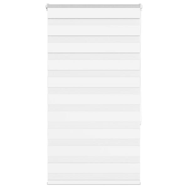 Rullgardin zebra vit 80x150 cm tyg bredd 75,9 cm polyester