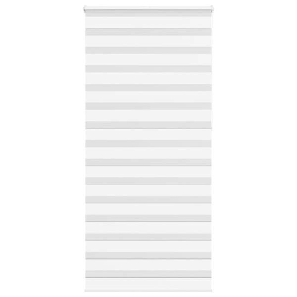 Rullgardin zebra vit 105x230 cm tyg bredd 100,9 cm polyester