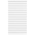 Miniatyrbild 1 av 2: Rullgardin zebra vit 130x200 cm tyg bredd 125,9 cm polyester