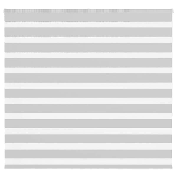 Rullgardin zebra ljusgrå 160x150 cm tyg bredd 155,9cm polyester
