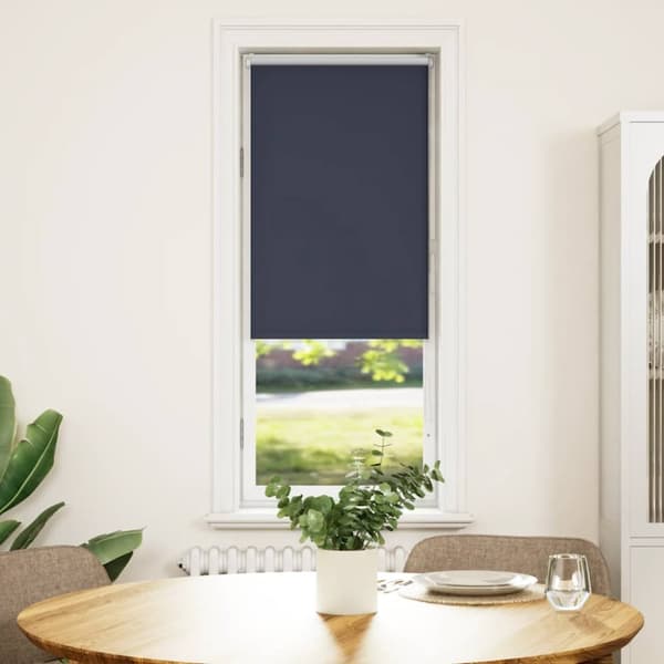 Rullgardin mörkläggning marin 45x150 cm tyg bredd 40,7 cm