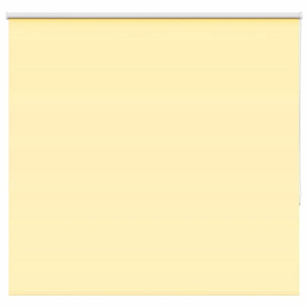 Rullgardin mörkläggningsgul 150x150 cm tyg bredd 146,6 cm