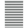 Miniatyrbild 1 av 2: Rullgardin zebra mörkgrå 115x100 cm tyg bredd 110,9cm polyester