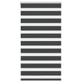 Miniatyrbild 1 av 2: Rullgardin zebra svart 85x150 cm tyg bredd 80,9 cm polyester