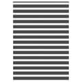 Miniatyrbild 1 av 2: Rullgardin zebra svart 155x200 cm tyg bredd 150,9 cm polyester