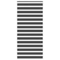 Miniatyrbild 1 av 2: Rullgardin zebra svart 115x200 cm tyg bredd 110,9 cm polyester