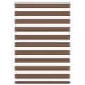 Miniatyrbild 1 av 2: Rullgardin zebra brun 115x100 cm tyg bredd 110,9 cm polyester