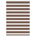 Miniatyrbild 1 av 2: Rullgardin zebra brun 105x100 cm tyg bredd 100,9 cm polyester