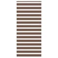 Miniatyrbild 1 av 2: Rullgardin zebra brun 115x200 cm tyg bredd 110,9 cm polyester