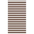 Miniatyrbild 1 av 2: Rullgardin zebra brun 125x230 cm tyg bredd 120,9 cm polyester